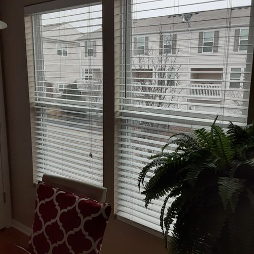 Blinds and draperies cleaning