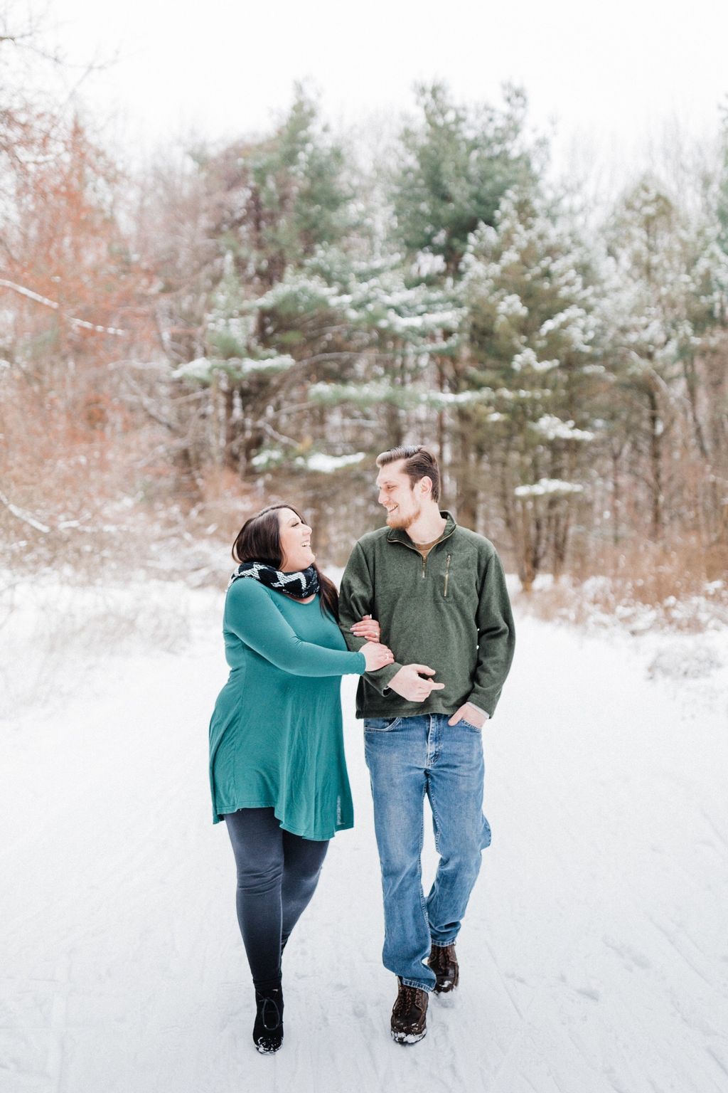 Beth & Tom - Engagement 2020 Mendon Ponds