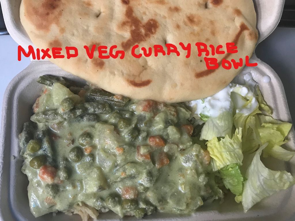 Mixed Veg Curry Rice Bowl