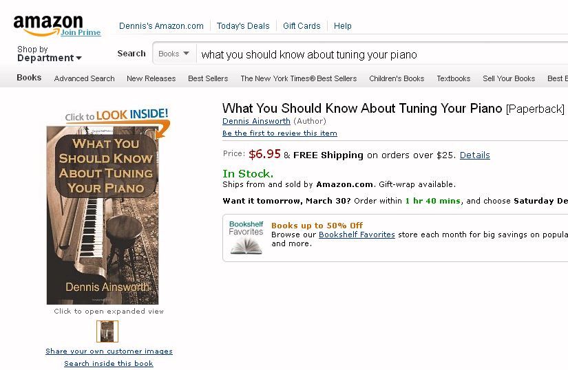 My Book on Amazon