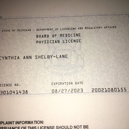 Medical License