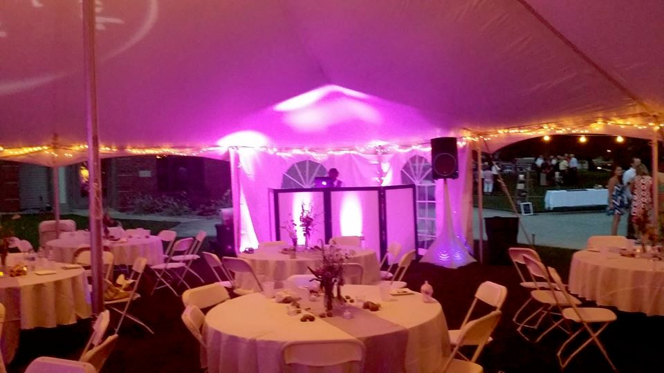 Tent Uplighting