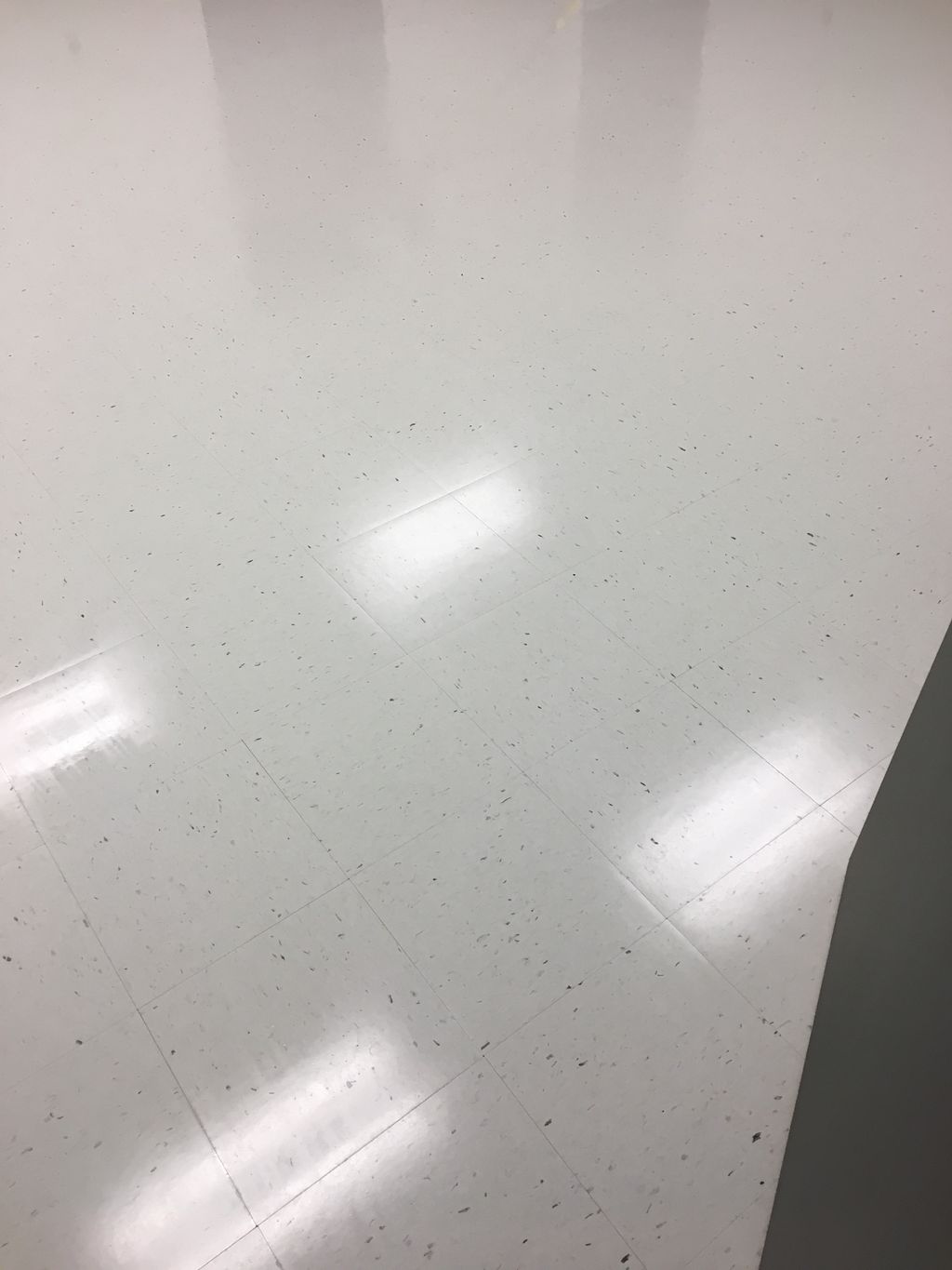 Break Room Stripped and Waxed