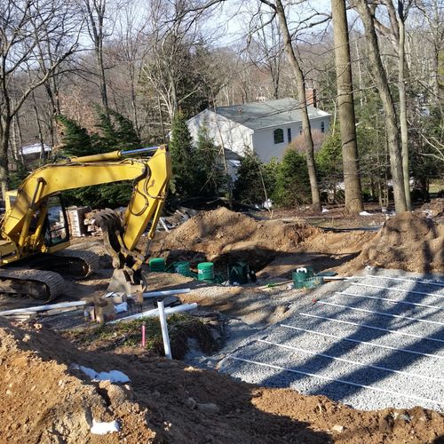 Install in a septic system