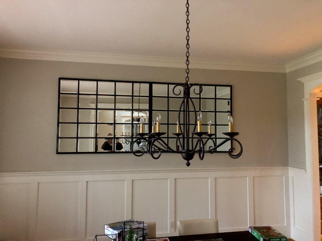 Very heavy mirror installed 