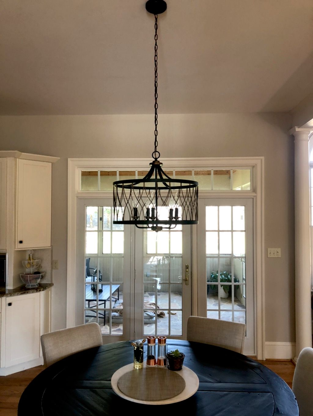 Light fixture installed 