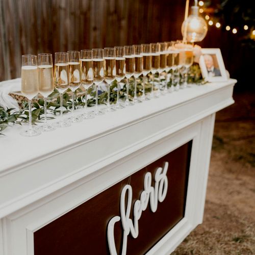 We hired Raise Your Glass INC for our wedding, and
