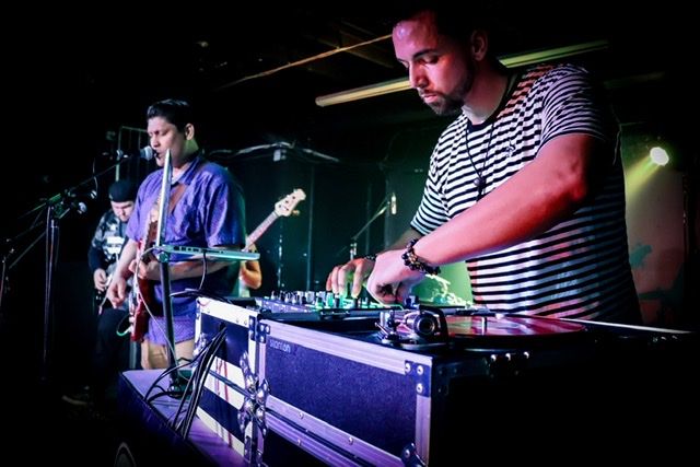 I love turntablism, here I am with my band “Dirty 