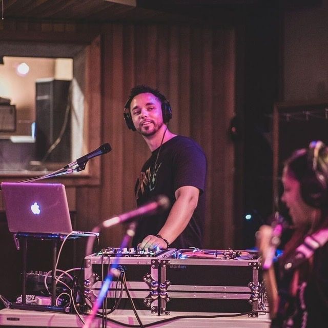  Recording DJ tracks at the studio 