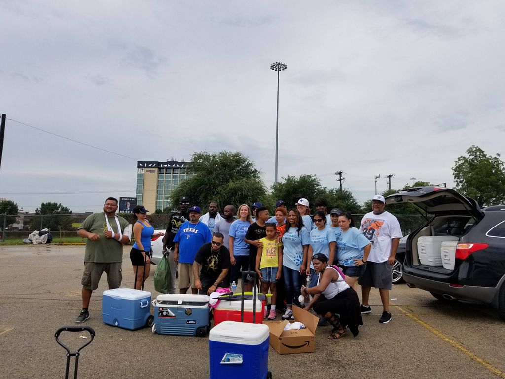 We volunteer in the community