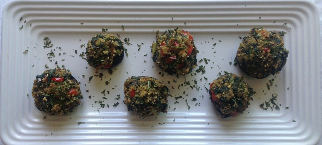 Stuffed mushrooms hor d'oeuvre