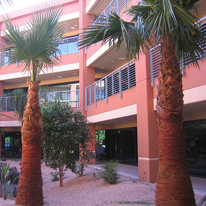 Chandler Falls courtyard