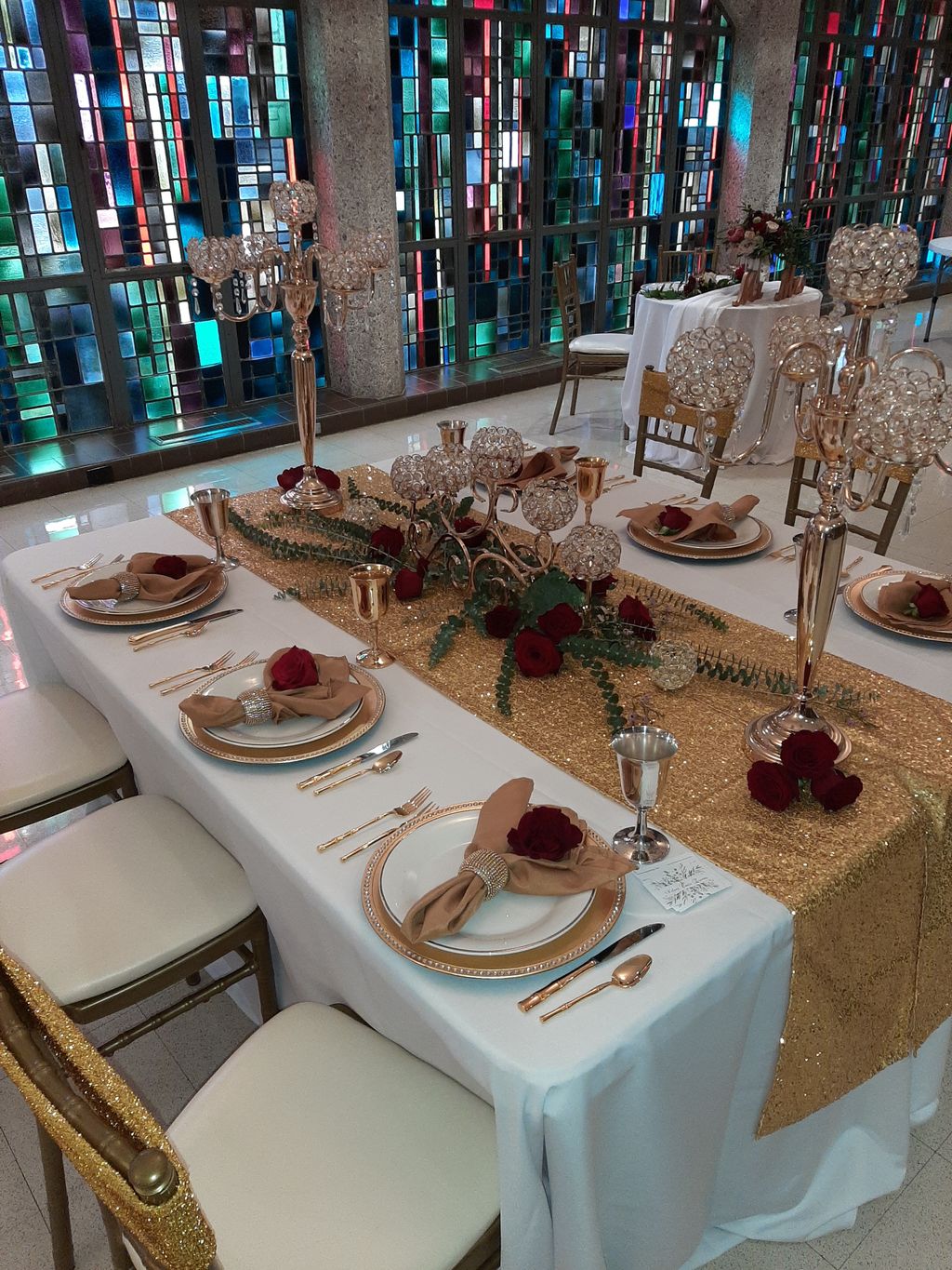 2020 Get Hitched Fest Reception Mock Setup.