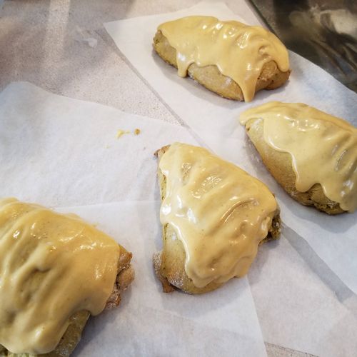 Pumpkin Scones for an office party