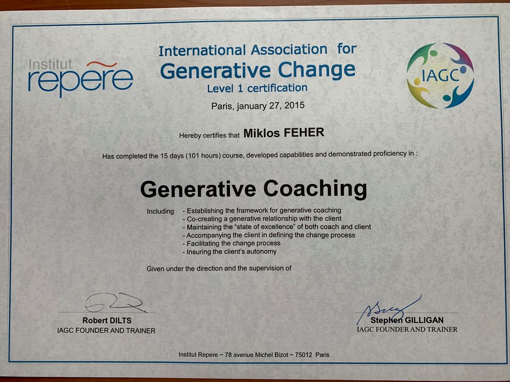 Coaching certification