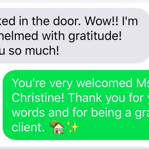 Every client is especial! A Happy client! 🏡✨
