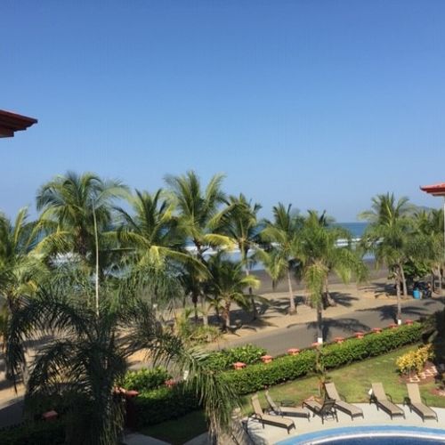 View from your condo on the beach in Costa Rica