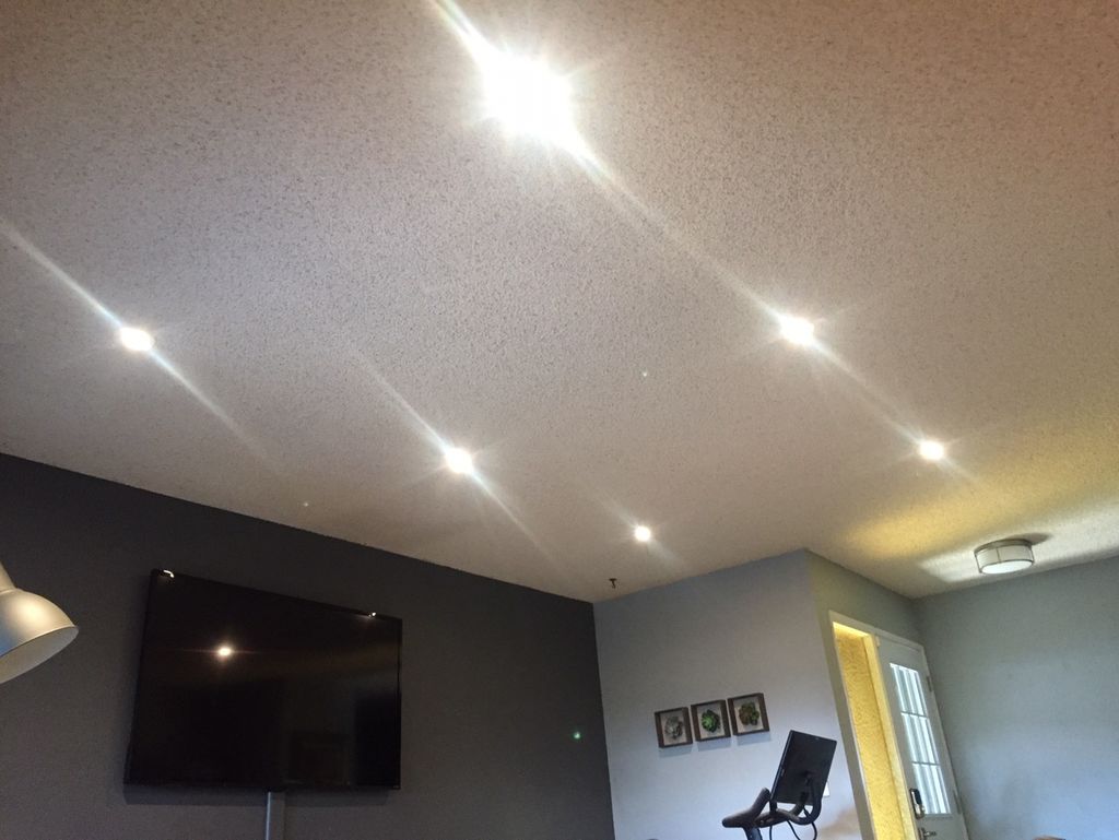 6 light addition to a living room.