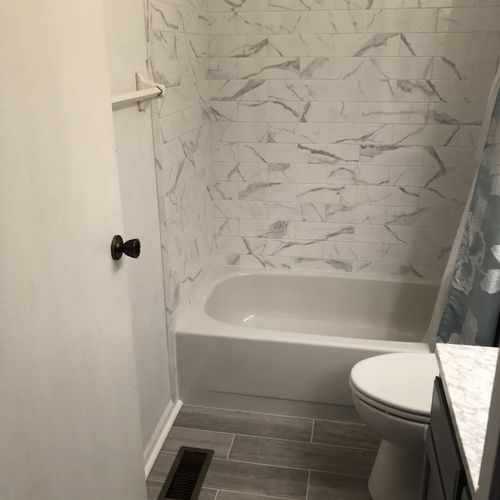 Tiled Floors/Shower Surround
