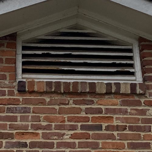 I had an eave vent with some damage that needed to