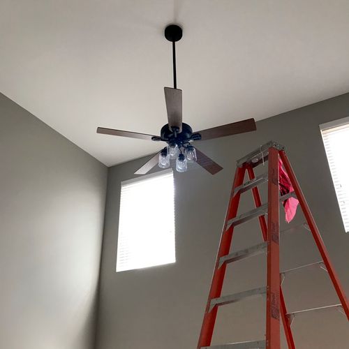 Jeremy did an awesome job installing our new fan! 