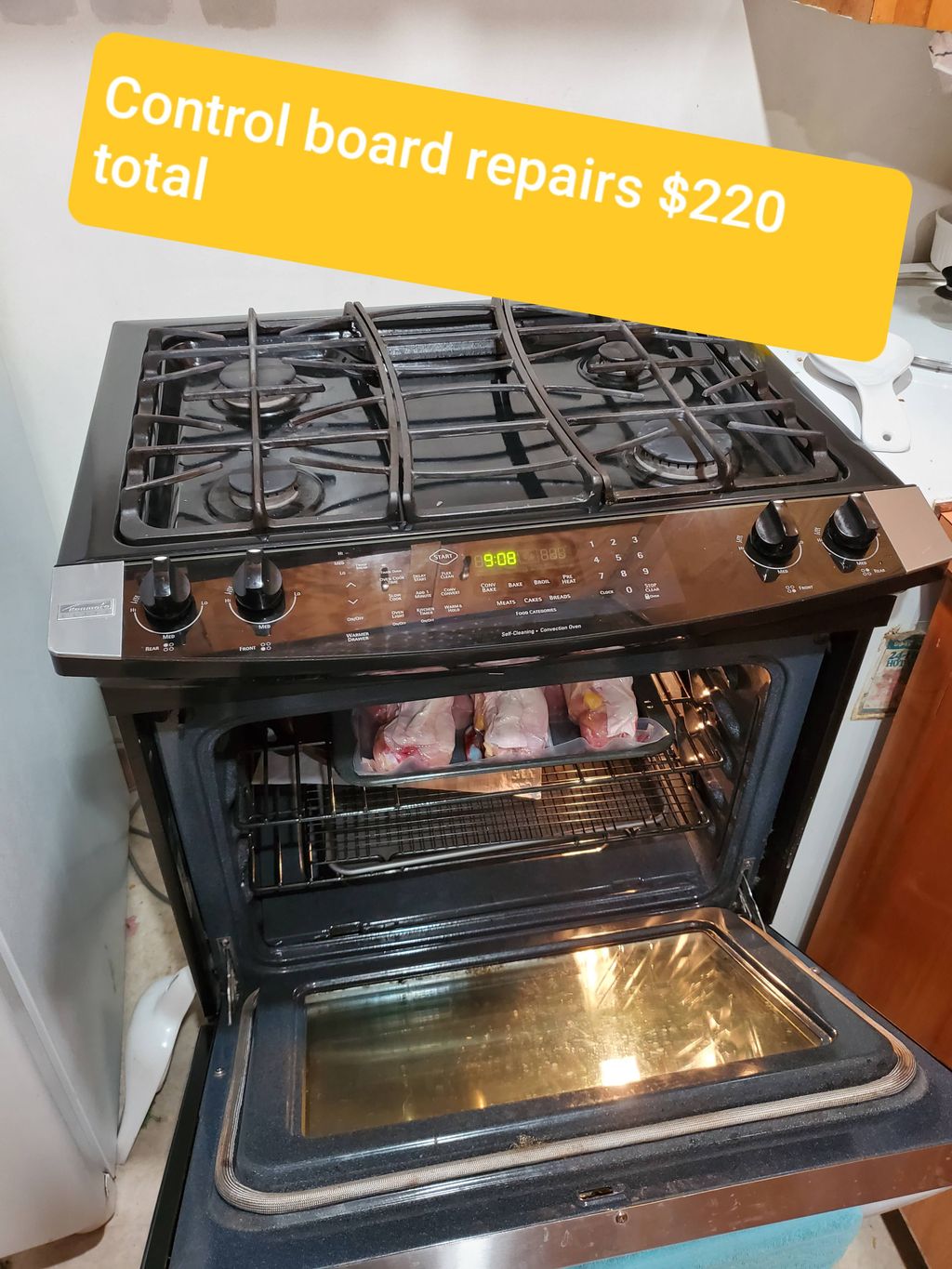 If your oven not working and its failed control bo