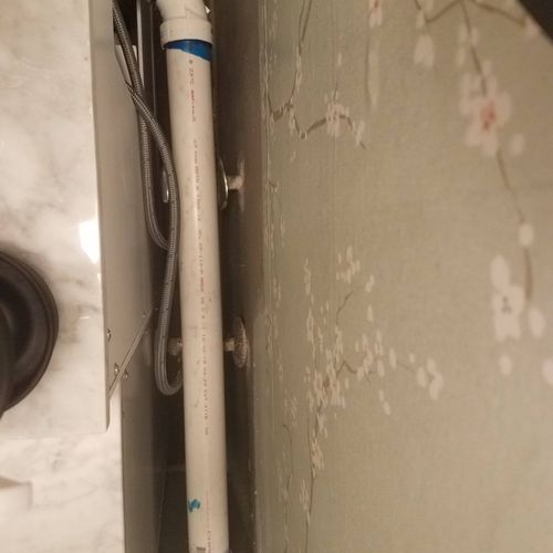 I hired ADR to install a new sink and replace PVC 
