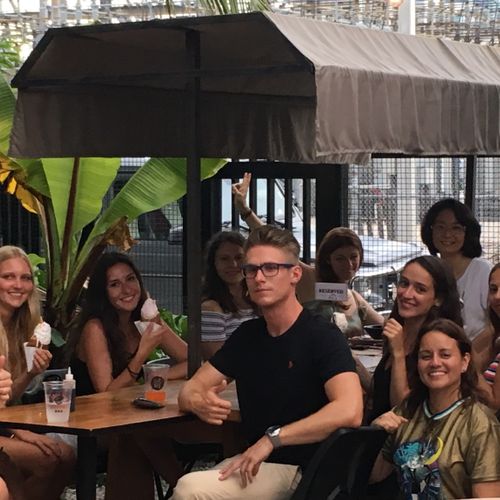 Students immersing in the Miami Culture.