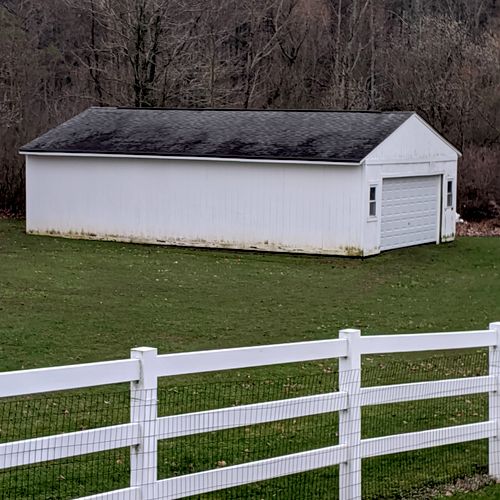They completed a garage door on my barn and it loo