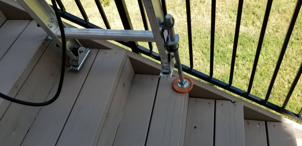 Windows over stairs not a problem! 