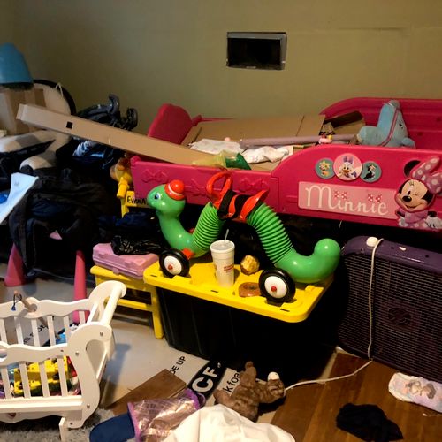 Children’s Disastrous Room: BEFORE