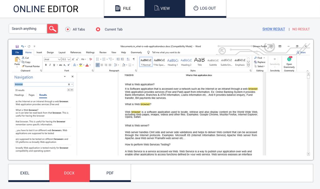 Multi-Document management