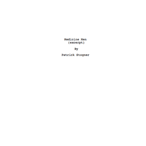 Selected pages from my original screenplay about e