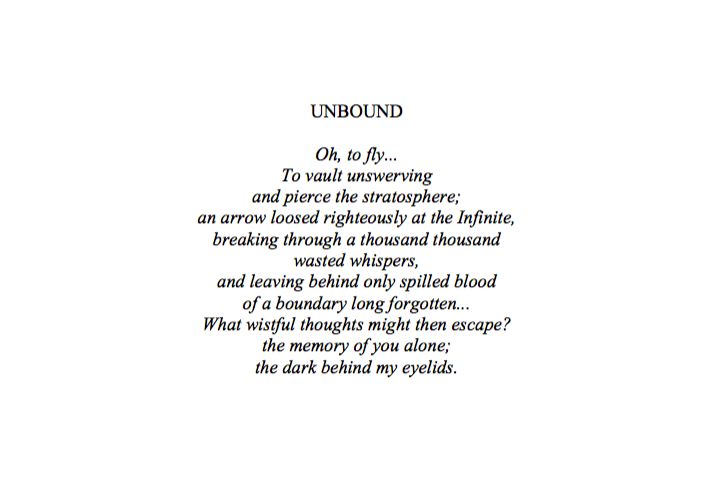 An original poem. 