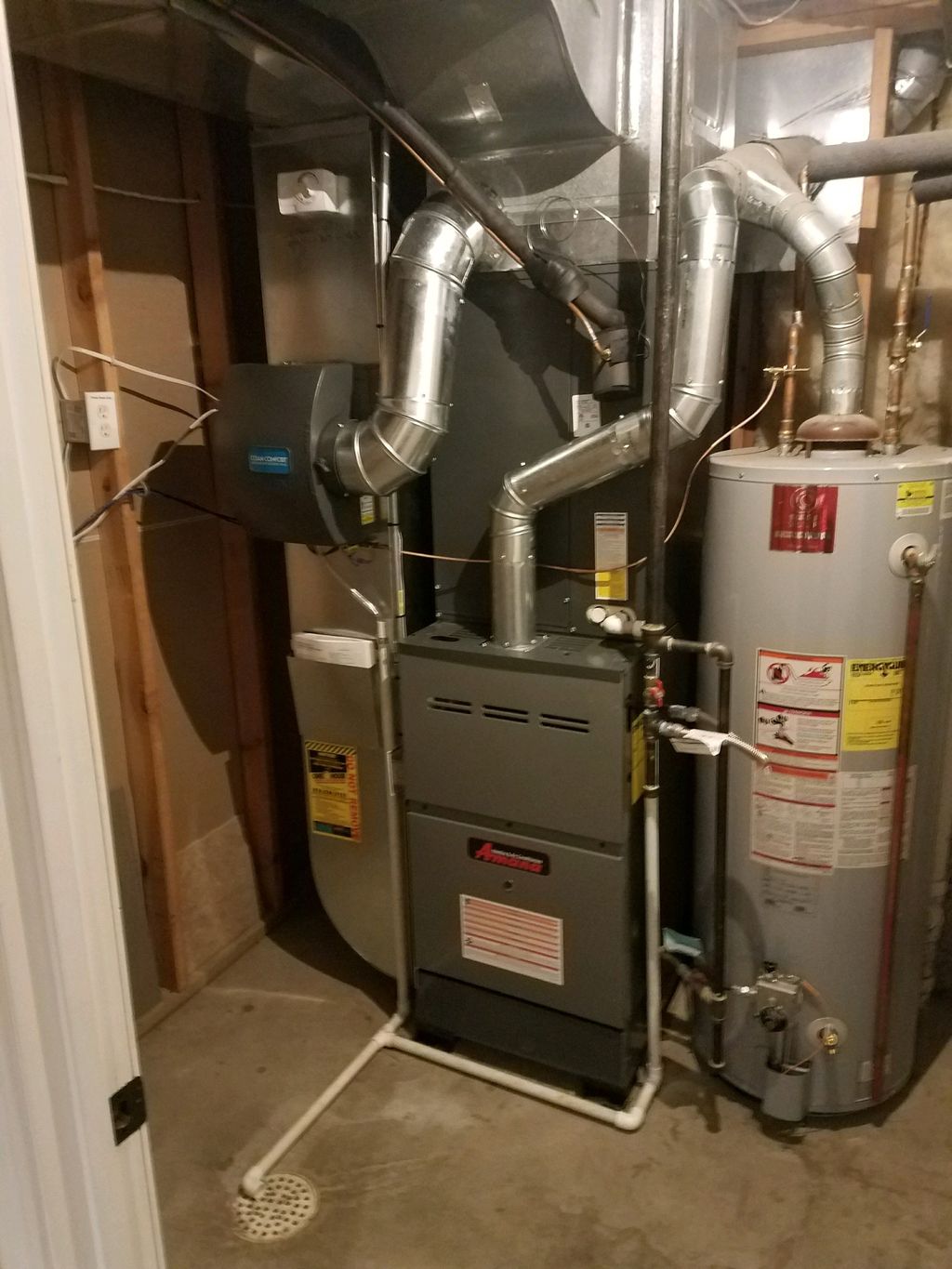 Amana Furnace and Hot Water Heater