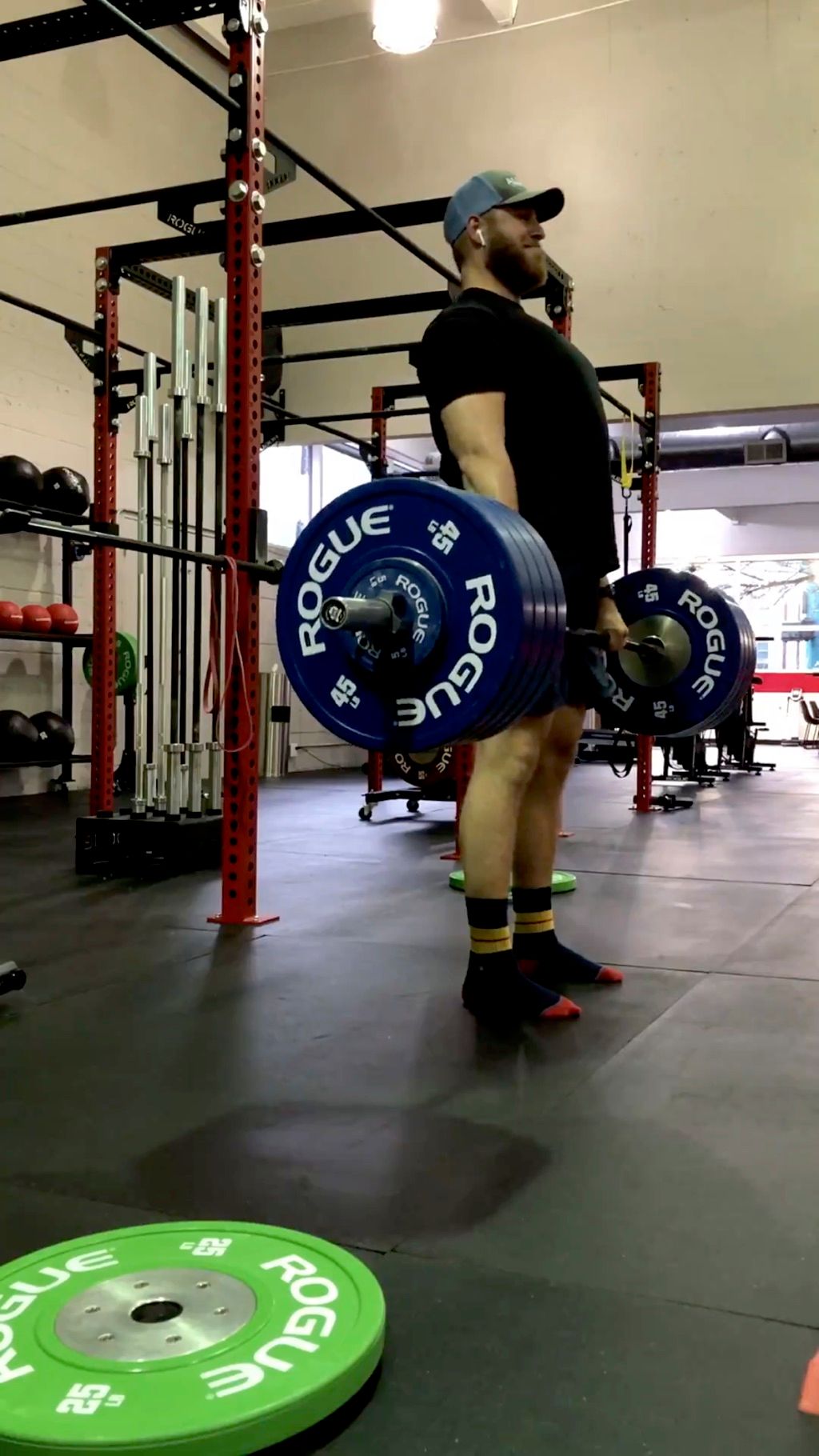Morning deadlifts to start the day off right