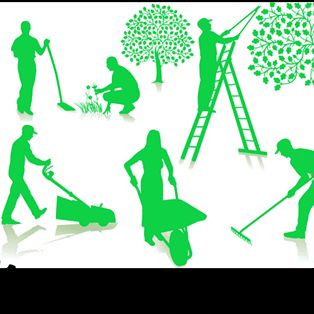 landscape maintenance clipart