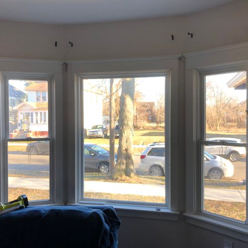 Alden Renovations installed window trim for us on 