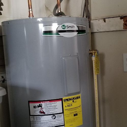 7:30am - Awoke to a busted water heater in my gara
