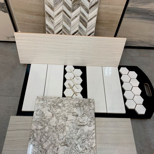 Picking out tile, mosaic and quartz is like jewelr