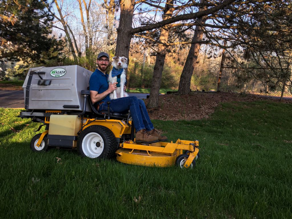 Roxanne wishes she could be mowing all day, but sh