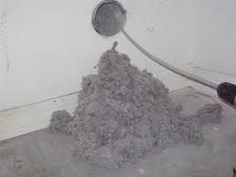 Dryer Vent Lint Pile