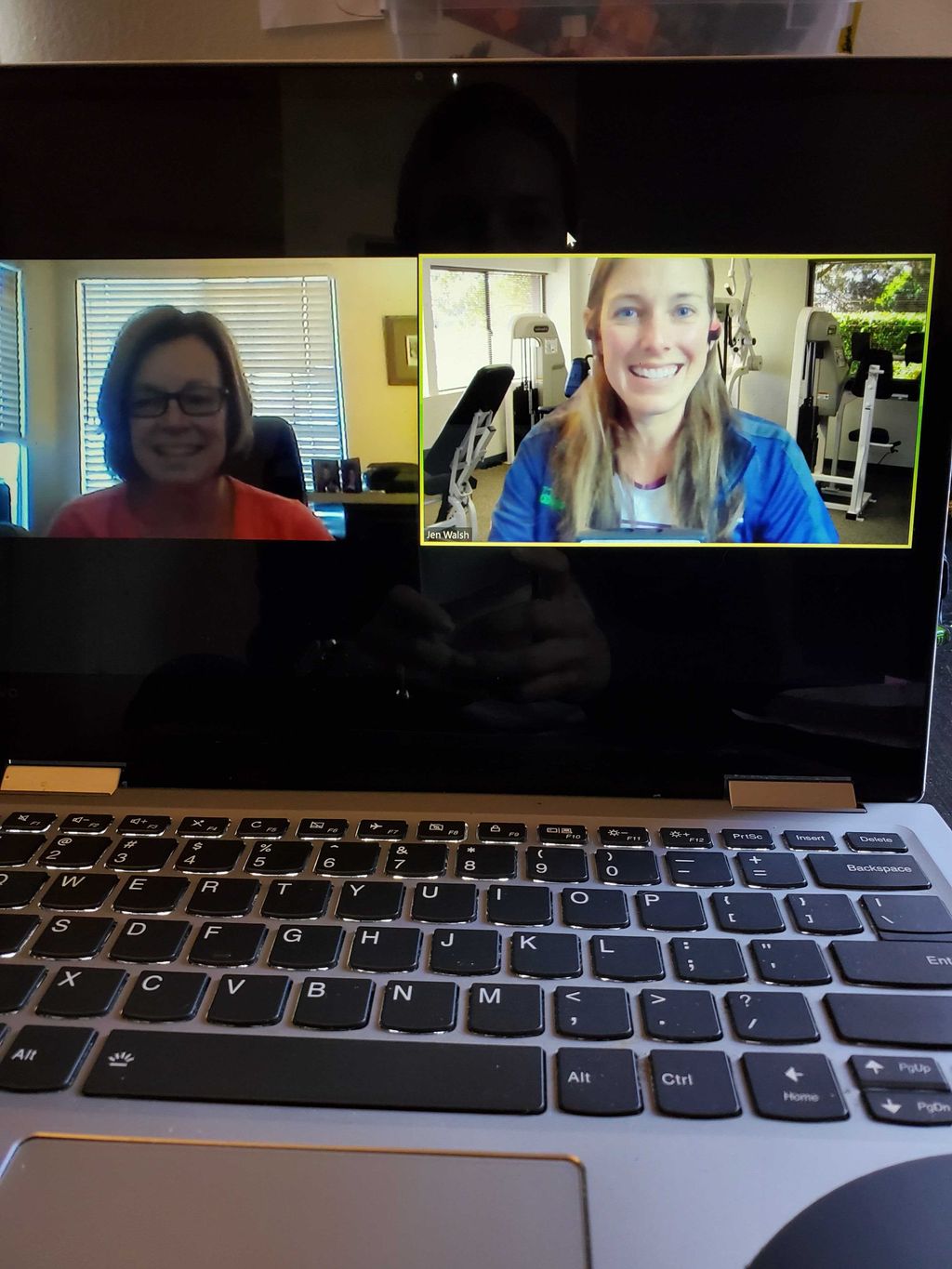 Debbie from San Diego enjoys her Virtual Training 