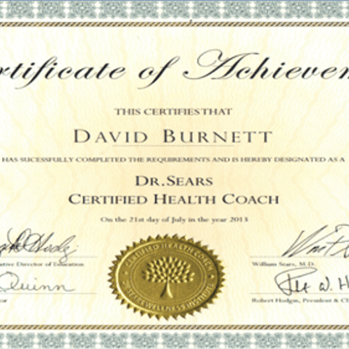 Health Coach Certification