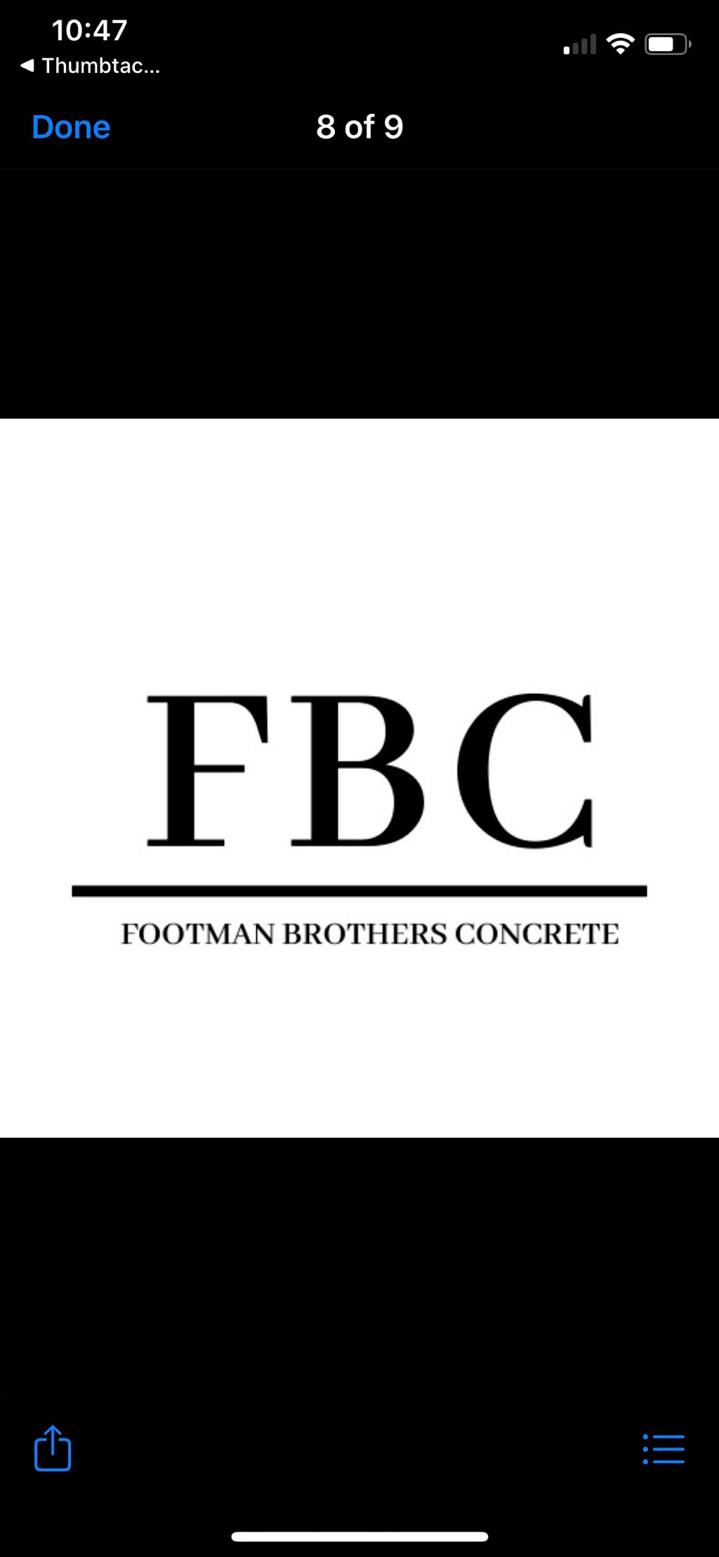 Footman brothers concrete