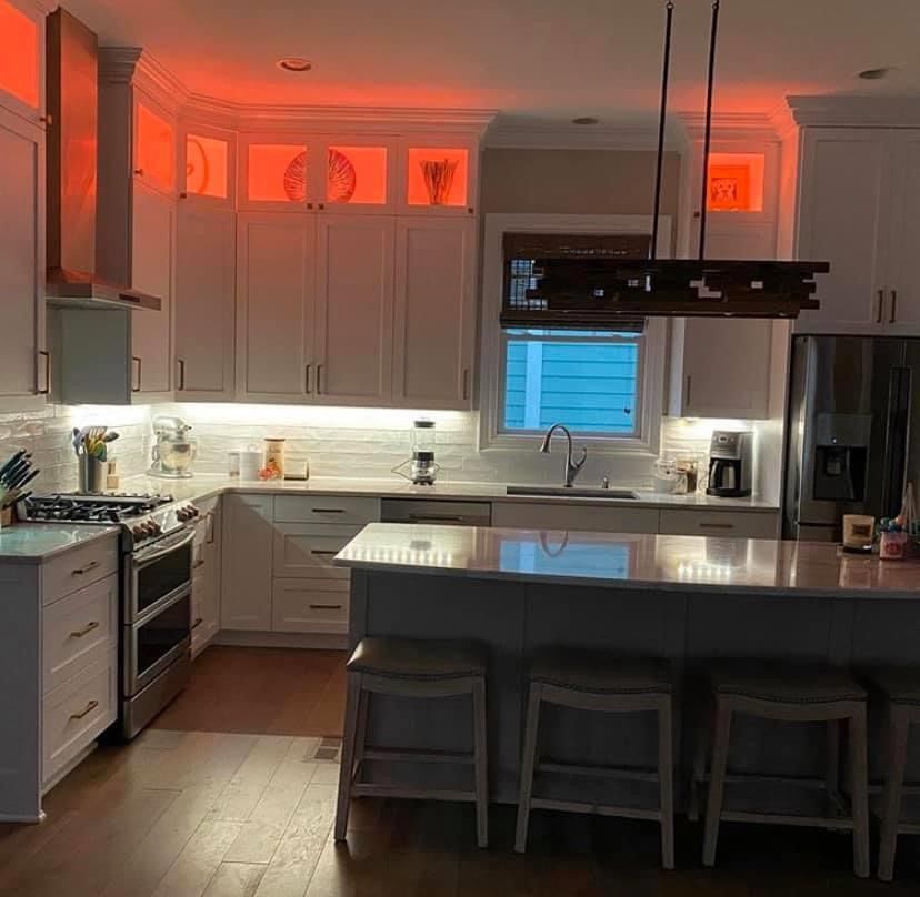 Enhance your kitchen with cabinet lighting 