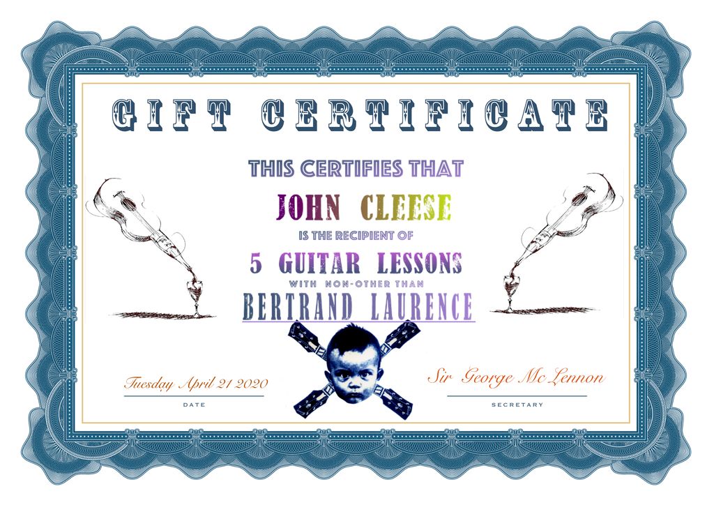 Gift Certificates do not care about the supply cha