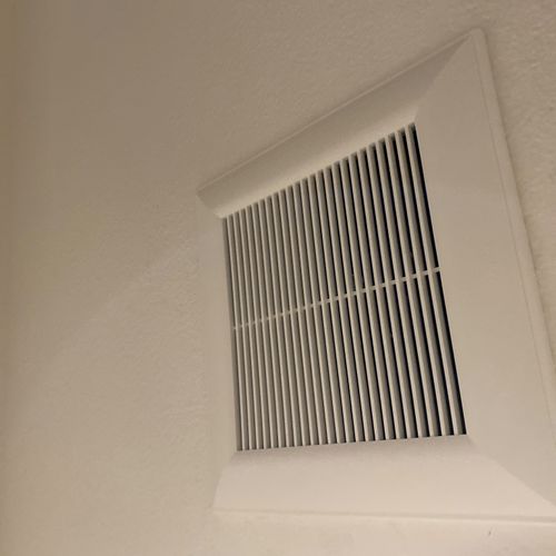 Great work. Installed two bathroom Panasonic fans 
