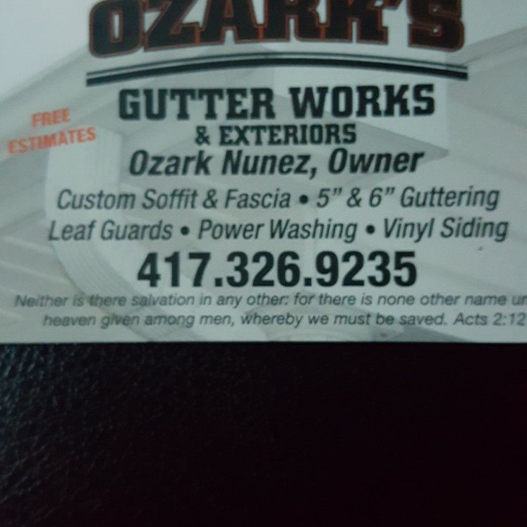 Ozark's Gutter Work's LLC