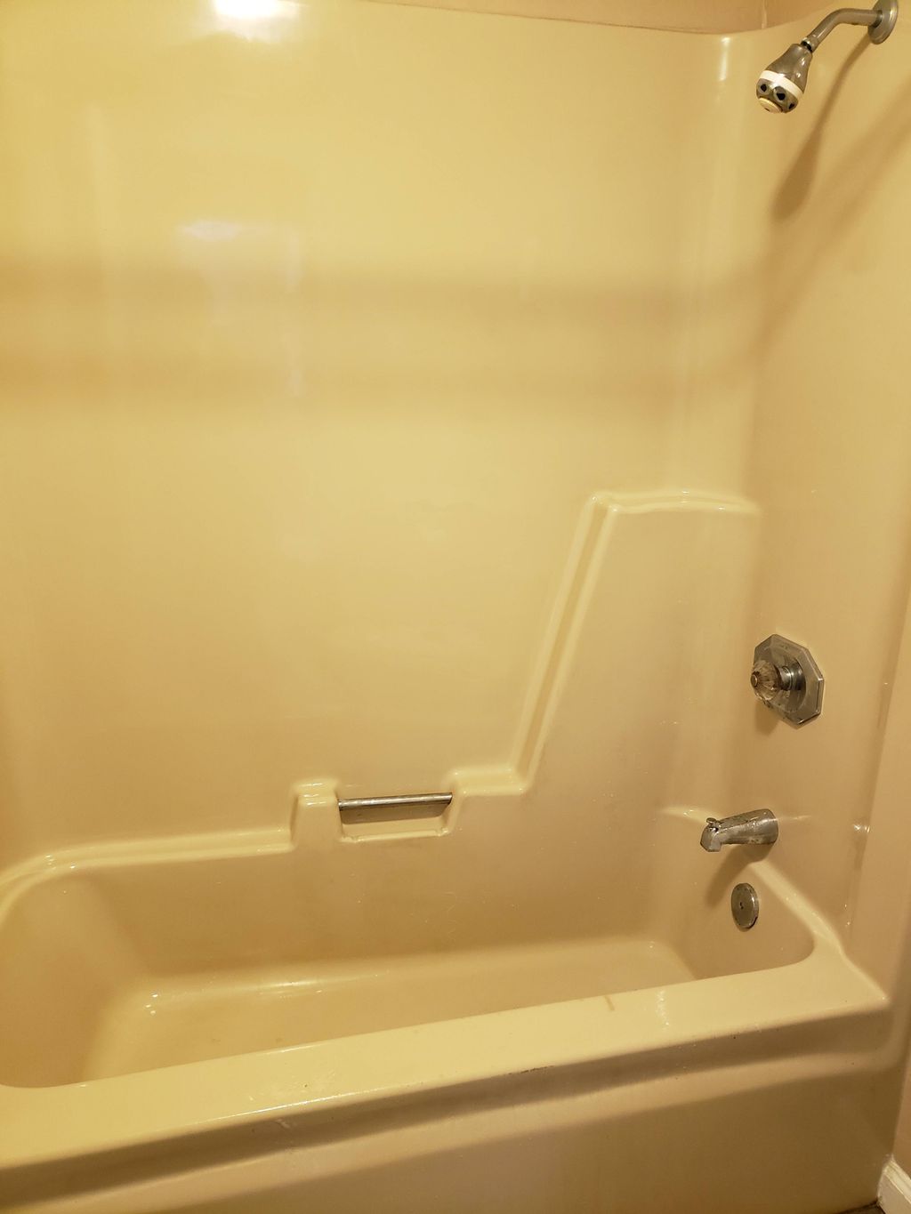 Tub in bathroom after Jessi